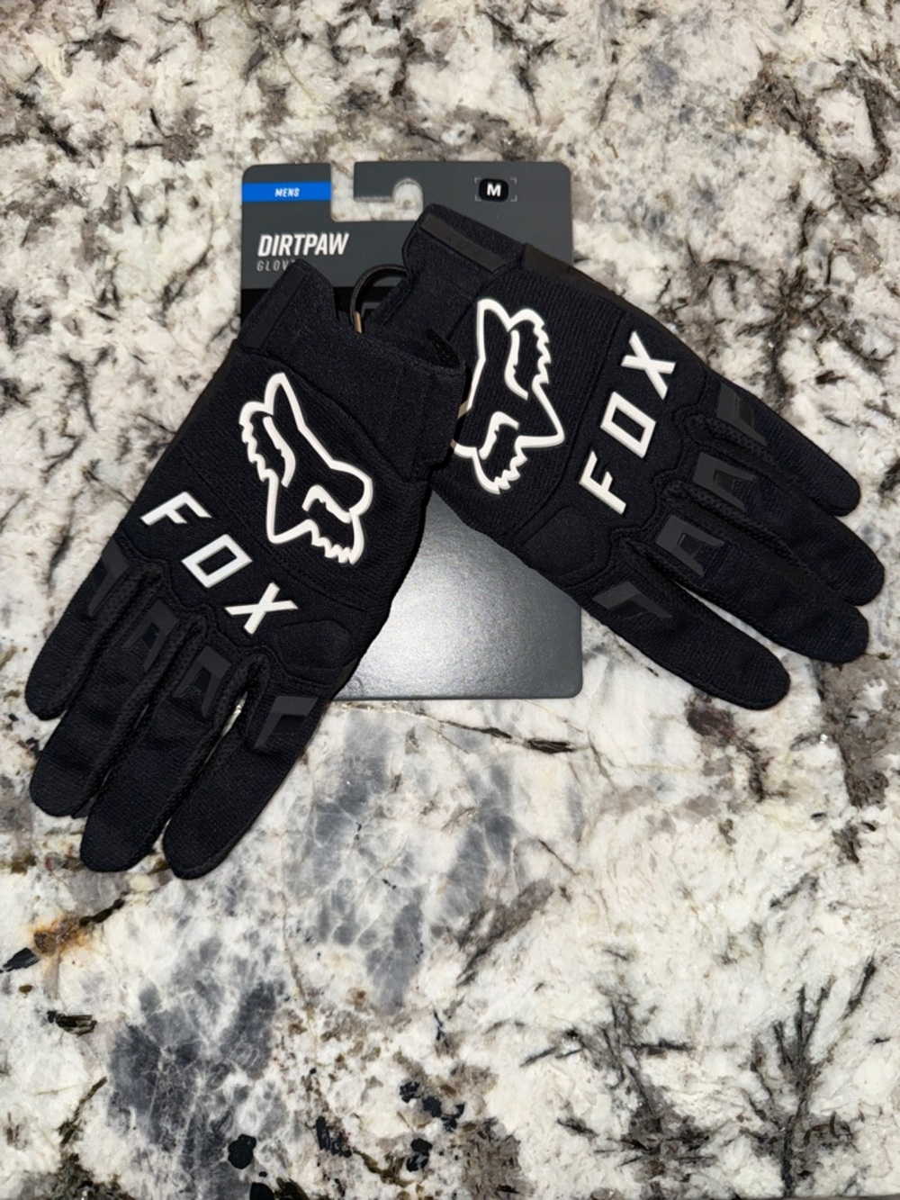 Fox Black Dirtpaw Men's Riding Gloves. Size M
